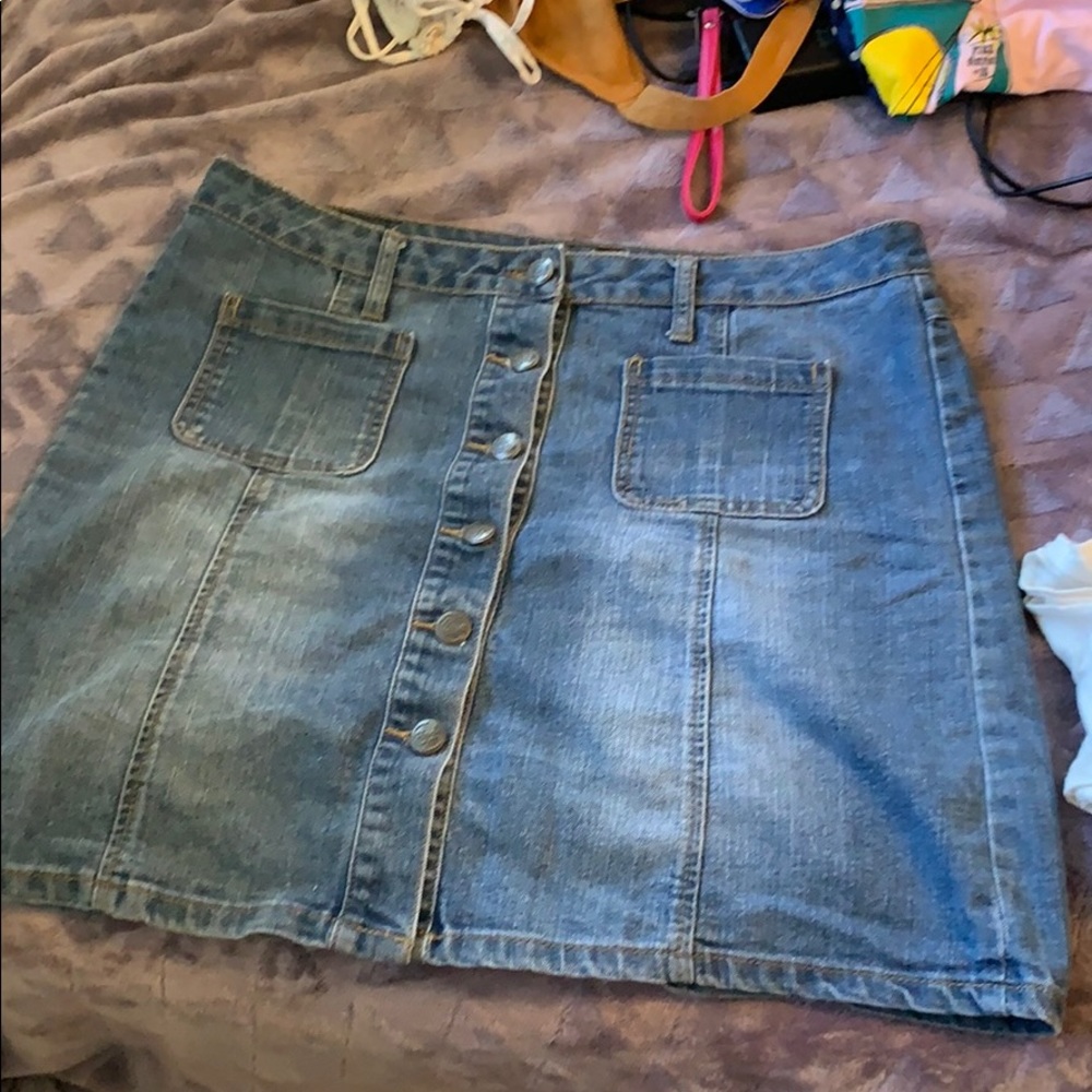 Denim skirt